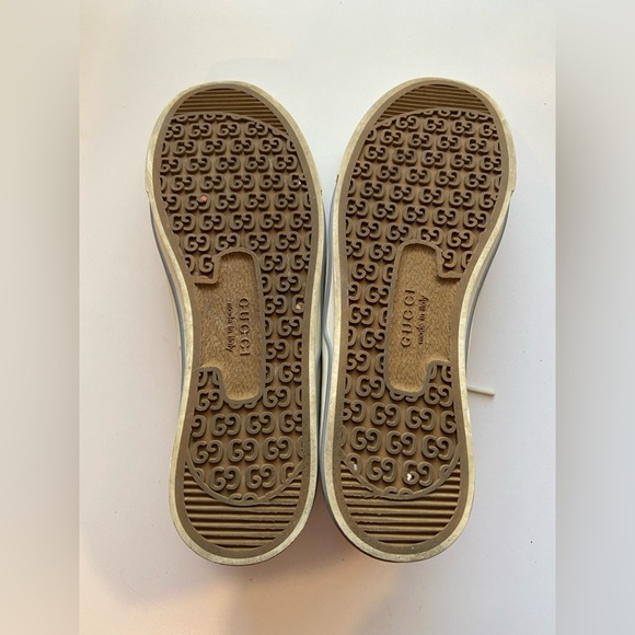 Gucci Tennis 1977 GG Apple Print Trainer Sneakers Size 10 / IT 40 - Picture 9 of 12